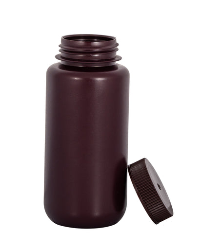 HDPE Amber Wide MOUTH BOTTLE