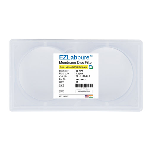 Membrane Disc Filter 25mm 0.2mm