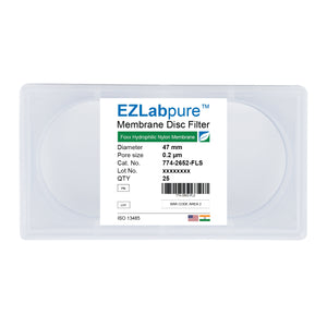 EZLabpure™ 0.2 µm Nylon Hydrophilic Membrane 47 mm Disc Filters, Non-Sterile 50/PK
