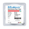 EZLabpure™ PTFE Hydrophobic Membrane Filters, 0.2 µm, 90 mm Diameter Filter Discs, Non-Sterile,25/PK