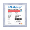 EZLabpure™ PTFE Hydrophobic Membrane Filters, 0.45 µm, 13mm Diameter Filter Discs,Non-Sterile, 100/PK