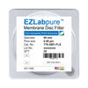 EZLabpure™ PVDF Hydrophilic Membrane Filters, 0.45 µm, 90 mm Diameter Filter Discs, Non-Sterile,25/PK