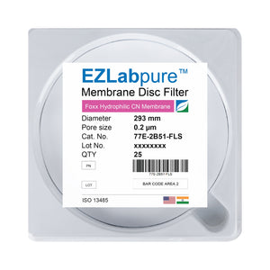 EZLabpure™ 0.2µm CN Hydrophilic Membrane, 293mm Disc Filters, Non-Sterile 25/PK
