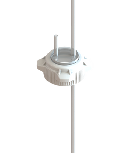EZBio® Over Molded Silicone Cap System with VersaCap® 83B for 20L Round Carboy 1/EA