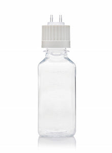 EZBio® TS Bottle Assy, PETG, 250mL, Versacap White 38-430 w/o Tubing, NS, 10/CS
