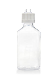 EZBio® TS Bottle Assy, PETG, 500mL, Versacap White 38-430 w/o Tubing, NS, 10/CS