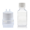 EZBio® TS Bottle Assy, PETG, 250mL, Tamper Evident VersaCap White 38-430 w/o Tubing, NS, 10/CS