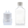 EZBio® TS Bottle Assy, PETG, 500mL, Tamper Evident VersaCap White 38-430 w/o Tubing, NS, 10/CS