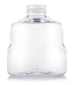 EZBio®pure Titanium Round Bottle, PETG, 1L, GL45 Neck with No Cap, Non-Sterile