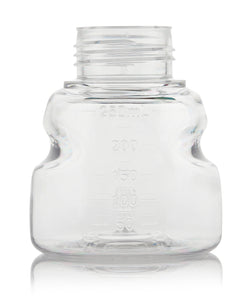 EZBio®pure Titanium Round Bottle, PETG, 250mL, GL45 Neck with No Cap, Non-Sterile