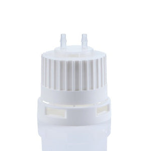 Open Top Tamper Evident VersaCap® 38-430mm with 2x Molded 1/8" HB Adapter, 4/CS