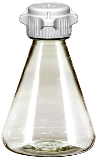 6/case 1L EZclear® Erlenmeyer Flask w/ 53B Vented VersaCap®, Sterile