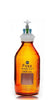 HPLC Solvent Reservoir Bottle Assembly, GL45, 1L Amber, Class VI Polytetrafluoroethylene (PTFE) Adapter,  3 Ports for 3.2mm(1/8