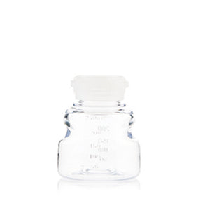 EZBio®pure Titanium Round Bottle, PETG, 250mL, GL45 Neck with Cap, Sterile