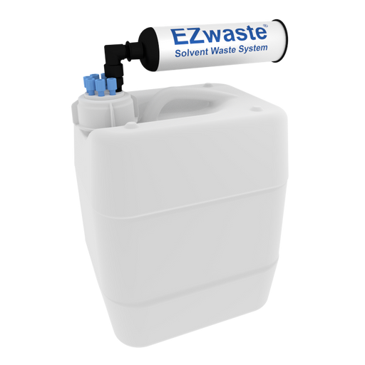 EZWaste® UN/DOT Filter Kit, VersaCap® 51S, 6 ports for 1/16" OD Tubing with 10L Container
