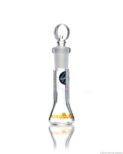 Volumetric Flask, Wide Neck, With Glass I/C Stopper, Class A with Batch certificate, 10 mL