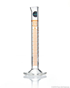 Graduated Measuring Cylinder Hexagonal Base, 10 mL Borosilicate, CS/5, To Contain