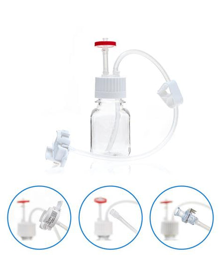 EZBio® MTO 125mL Bottle Assembly, 38-430 VersaCap®, 10/cs