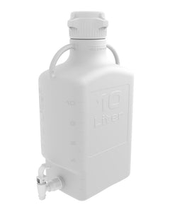 10L (2.5 Gal) High Density Poly Ethylene (HDPE) Carboy with 83B Cap and Spigot