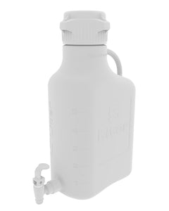 5L (1 Gal) High Density Poly Ethylene (HDPE) Carboy with 83B Cap and Spigot