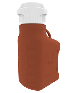 2.5L (0.5 Gal) Amber High Density Poly Ethylene (HDPE) Carboy with 83B Cap