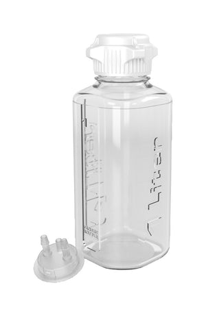 1L EZclear® PETG Heavy Duty Vacuum Bottle - 1/4