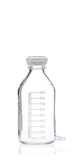 PUREGRIP® Aspirator Bottles,  1L, For Outlet Tubing, GL45 Cap