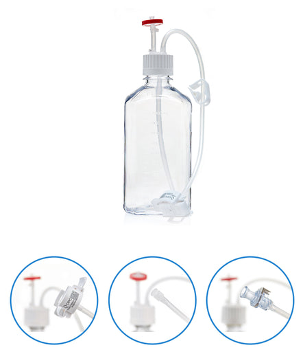 EZBio® MTO 1L Bottle Assembly, 38-430 VersaCap®, 10/cs