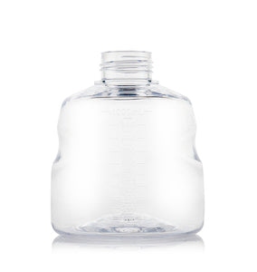EZBio®pure Titanium Round Bottle, PETG, 1L, GL45 Neck with No Cap, Non-Sterile