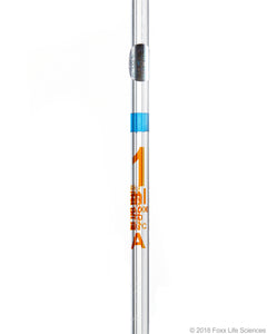 Borosil Volumetric Transfer Pipette Bulb Pipette Class A Accuracy ASTM 969 USP Type I, 1mL
