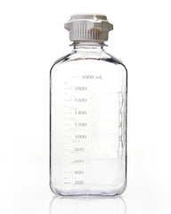 EZBio® Bottle, Polycarbonate (PC), Sterilized, 2L, Closed Cap, pk/6