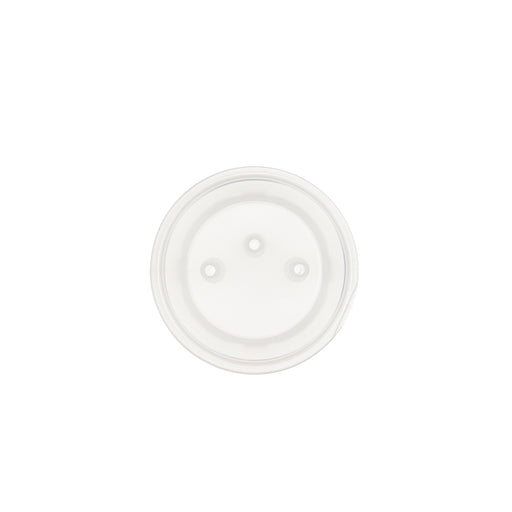 EZBio® GL45 Open Cap & Molded 3x 1/8" HB, White PP for Plastic Bottles