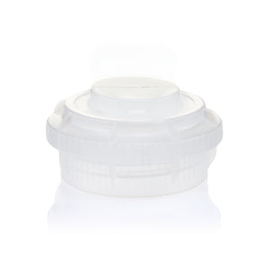 EZBio® GL45 Open Cap & Closed Adapter, Natural PP for Glass Bottles