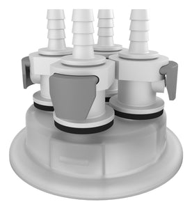 VersaCap® 83B 1/4" HB x4 Adapter Insert