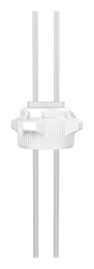 Open Top VersaCap® 83B with EZBio® Silicone System, Dual 1/4" Tubes