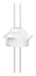 Open Top VersaCap® 120mm with EZBio® Silicone System, Dual 1/4" Tubes