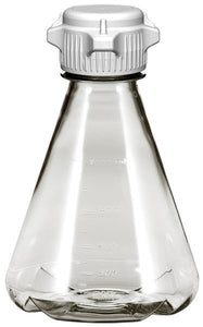 6/case 1L EZClear® Baffled Erlenmeyer Flask w/ 53B VersaCap®, Not Sterile