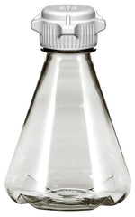 6/case 1L EZclear® Baffled Erlenmeyer Flask w/ 53B Vented VersaCap®, Sterile