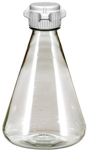 6/case 2L EZClear® Erlenmeyer Flask w/ 53B VersaCap®, Not Sterile