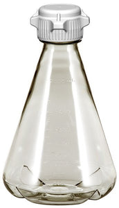 6/case 2L EZClear® Baffled Erlenmeyer Flask w/ 53B VersaCap®, Sterile