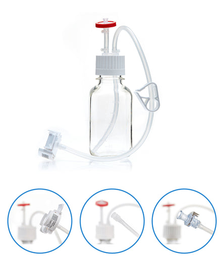 EZBio® MTO 250mL Bottle Assembly, 38-430 VersaCap®, 10/cs