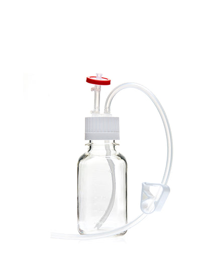 EZBio®, Single-Use Bottle Assembly, 250mL, 38-430 VersaCap, Polycarbonate (PC), Vented w/ DipTube, 10/cs