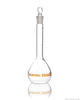 Volumetric Flask, Wide Neck, With Glass I/C Stopper, Class A with Batch certificate, 250mL