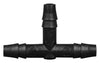T Connector Fitting Pack, Polyethylene, 1/4