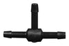 T Connector Fitting Pack, Polyethylene, 1/8
