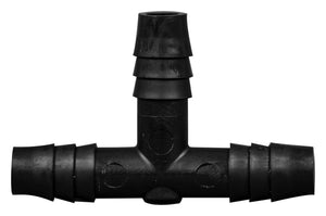 T Connector Fitting Pack, Polyethylene, 3/8