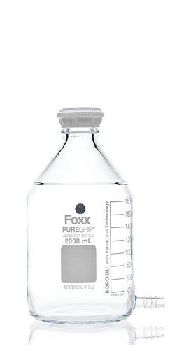 PUREGRIP® Aspirator Bottles,  2L, For Outlet Tubing, GL45 Cap