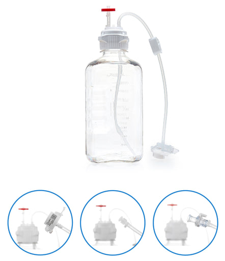 EZBio® MTO 2L Bottle Assembly, 53B VersaCap®, 10/cs