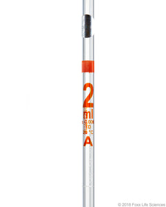 Borosil Volumetric Pipette Bulb Pipette Class A ASTM 2 mL Batch Borosilicate