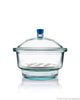 Borosil® Desiccator With Cover and Porcelain Plate, Plastic Knob, Borosilicate Glass 300 mm CS/1